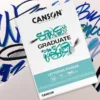 Bloc de dibujo Canson Graduate Lettering Marker Satin Encolado A4 180g 20 hojas