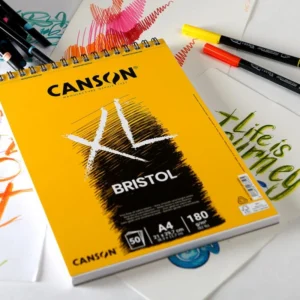 Portada del Bloc de papel Canson XL Bristol A4 180 g/m2 50 hojas