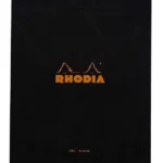 bloc rhodia n18 a4 liso negro