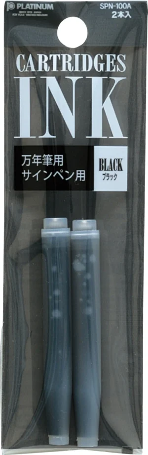 cartuchos platinum spn 100a negro blister