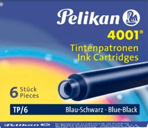 cartuchos tinta pelikan 4001 tp6 azul negro