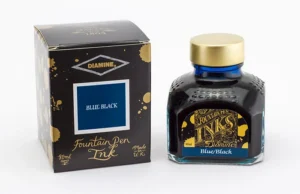diamine 80ml blue black botella