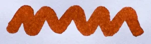 diamine 80ml burnt sienna swatch