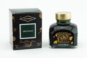 diamine 80ml green black botella