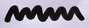 diamine 80ml jet black swatch