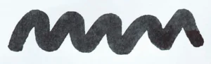 diamine 80ml quartz black swatch