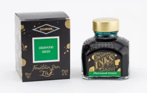 diamine 80ml sherwood green botella