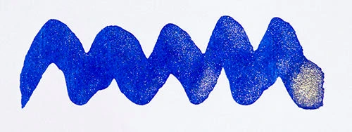 diamine shimmering 50ml cobalt jazz swatch
