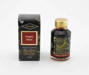diamine shimmering 50ml dragon blood botella