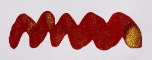 diamine shimmering 50ml dragon blood swatch