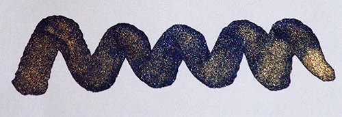 diamine shimmering 50ml shimmering seas swatch
