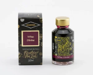 diamine shimmering 50ml wine divine botella