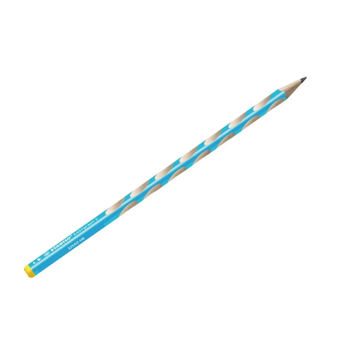 Lapiz grafito stabilo easygraph s hb azul zurdo