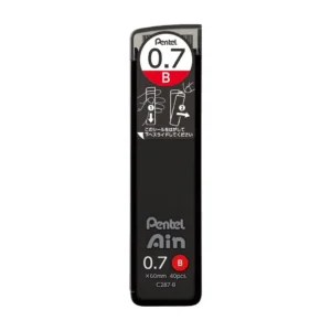 Estuche de minas Pentel Ain Stein 0.7 mm graduación B tubo de 40 minas