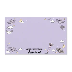 papel secante esterbrook pastel halloween blotter bats