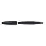pluma estilografica esterbrook estie raven black matte abierta
