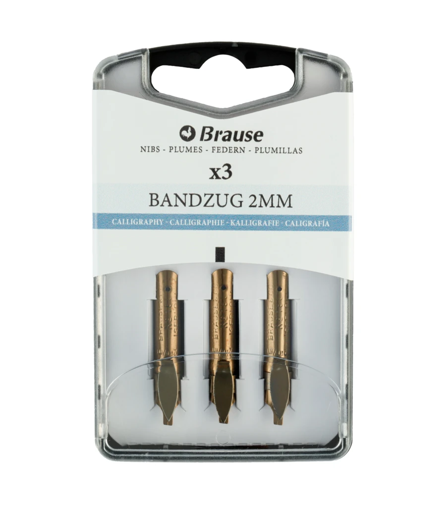 plumillas brause bandzug 2mm caja 3 unidades