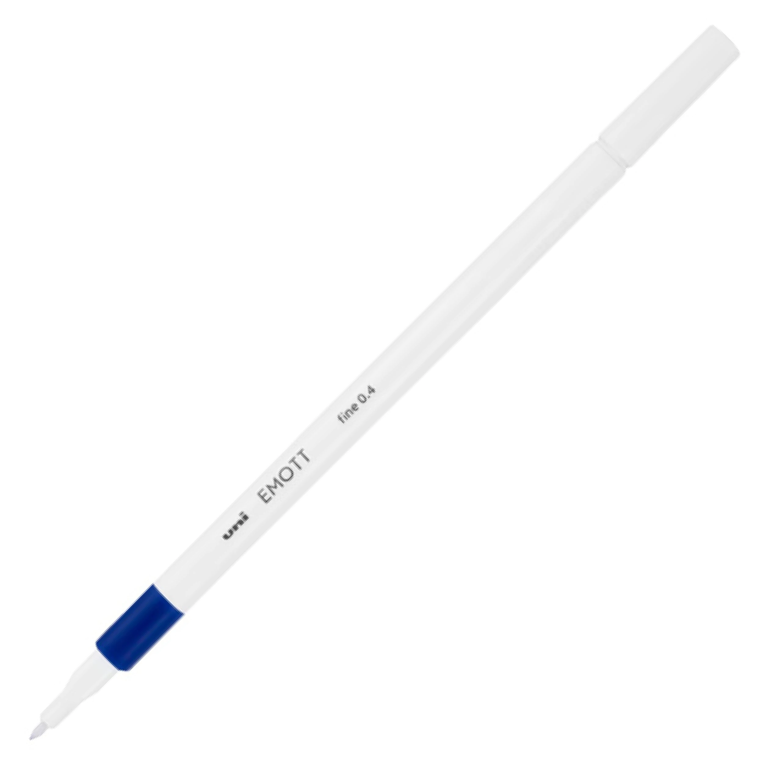 Rotulador calibrado fino Uni Emott 0.4 mm color Azul