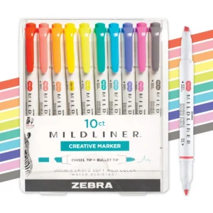 subrayadores zebra mildliner 10 colores friendly refresh