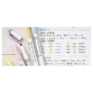 Subrayadores zebra mildliner 10 colores friendly refresh swatches