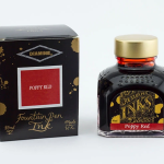 Tintero Diamine Poppy Red 80 ml con caja oficial