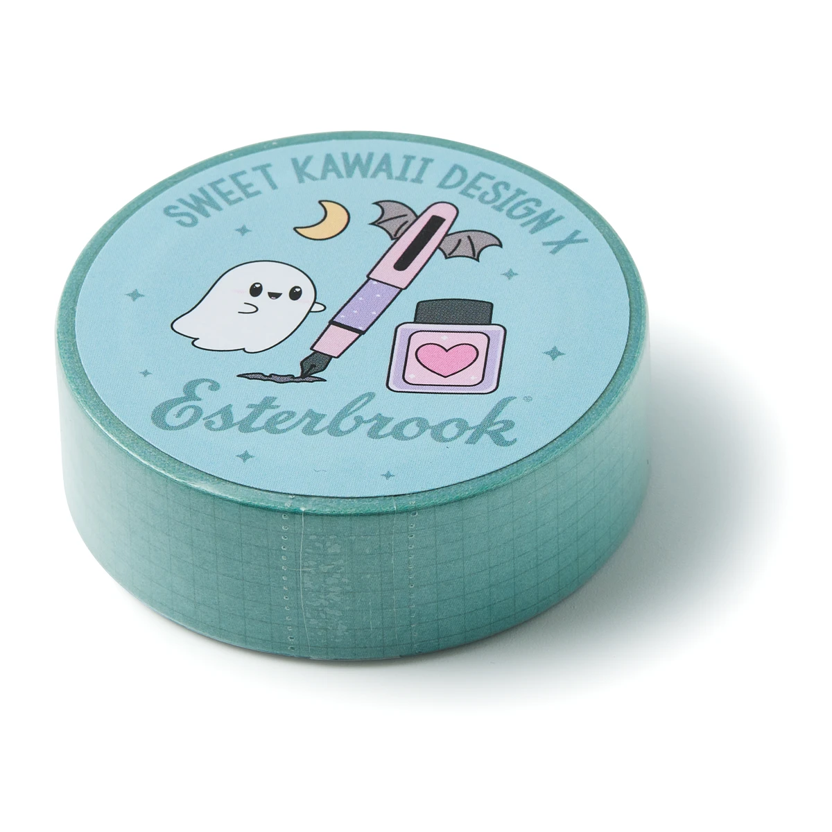 washi tape esterbrook pastel halloween mint grid