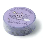 washi tape esterbrook pastel halloween purple bats