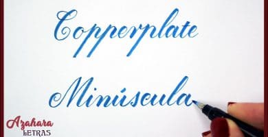 Lección 15 del curso de caligrafía