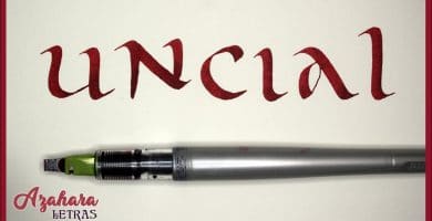 Lección 6 del curso de caligrafía