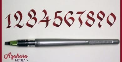 Tutorial de números en gótica fraktur