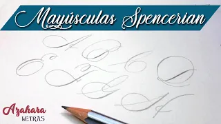 Curso de caligrafía Spencerian mayúsculas