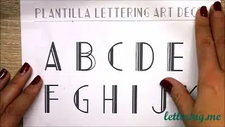Lettering Art Déco