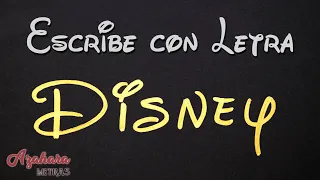 Alfabeto letra Disney