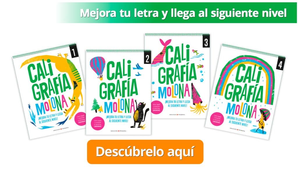 Cuadernillos de caligrafía para niños Caligrafía Molona