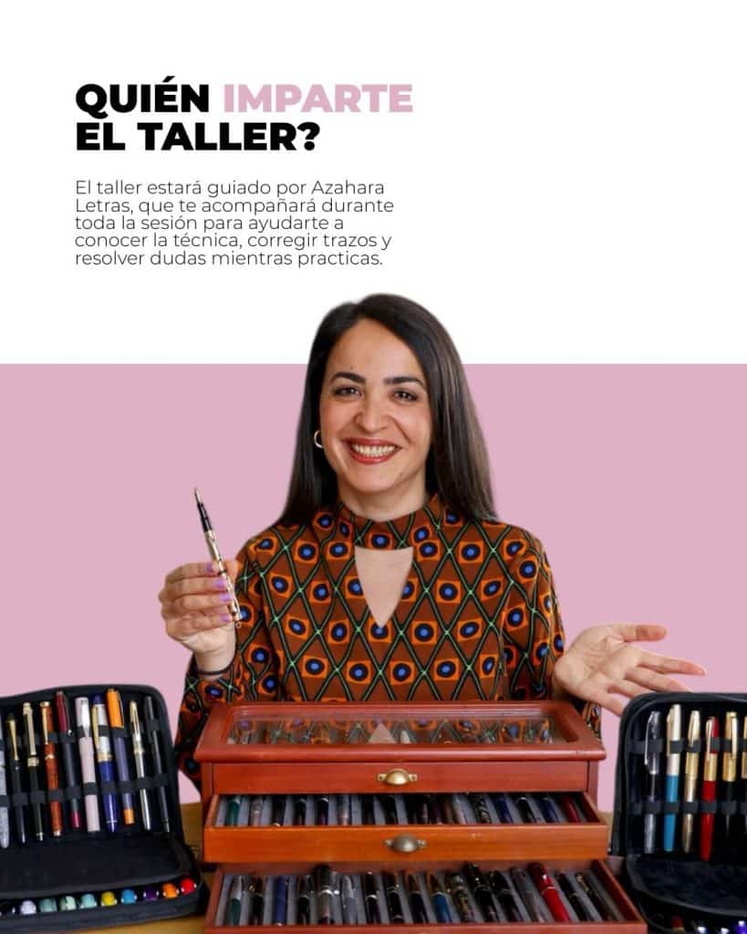 Taller de caligrafía en Madrid