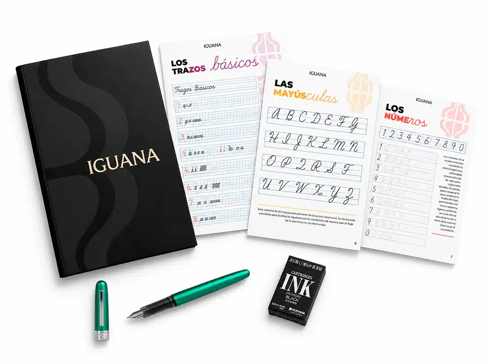 Taller de caligrafía en Madrid Iguana Sell y Platinum